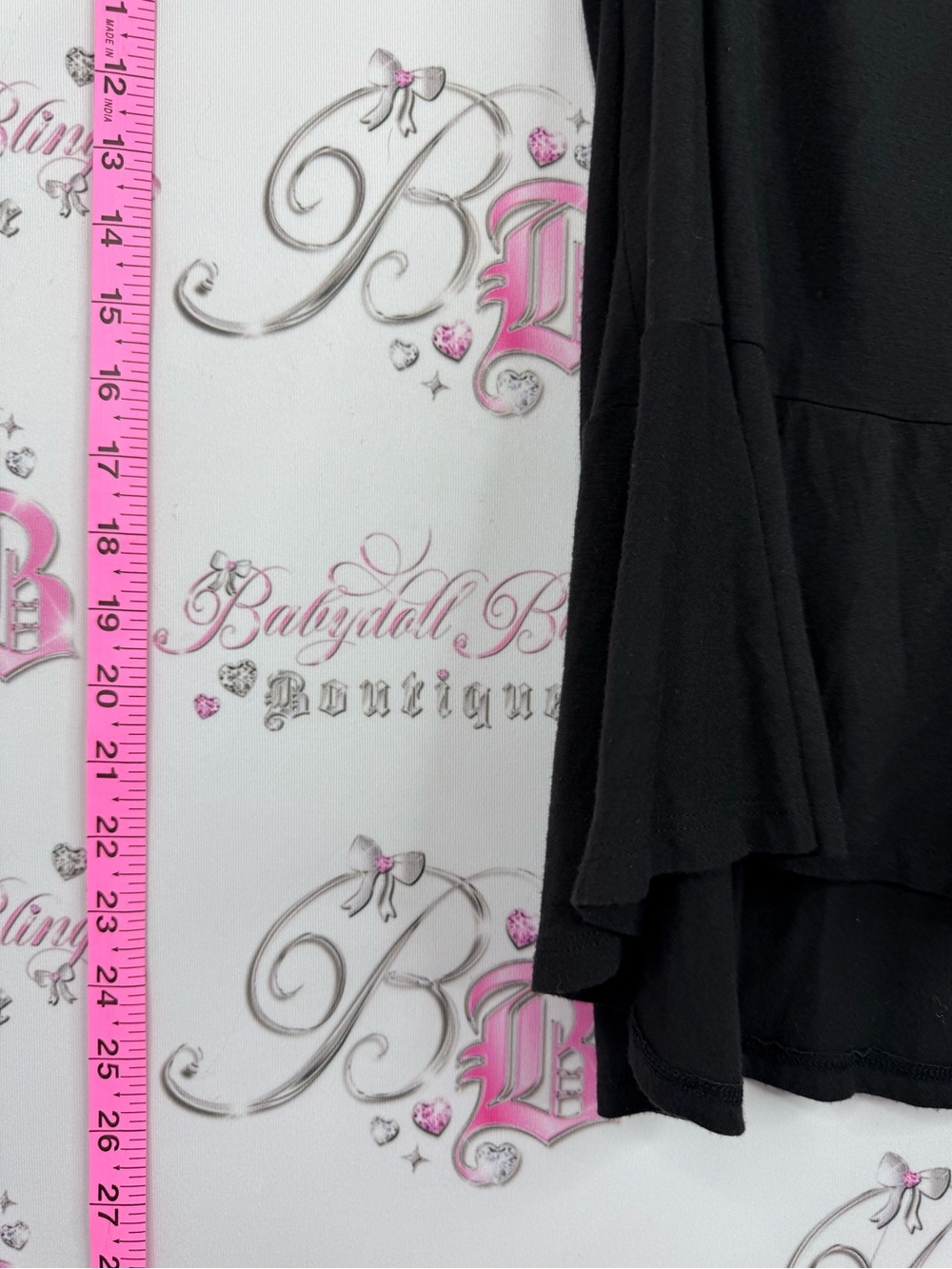 Hollister Black Racerback Peplum Tank Top - Picture 6 of 11